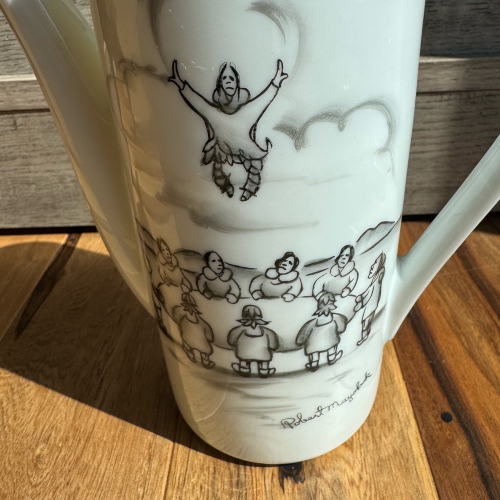 Alaskan Artist Robert Mayokok Pitcher